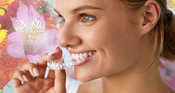 Young woman smiling 